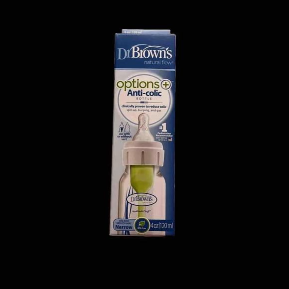 Dr Brown’s Options Plus Anti Colic Bottle Narrow 4oz 120ml New In Box - Picture 1 of 7